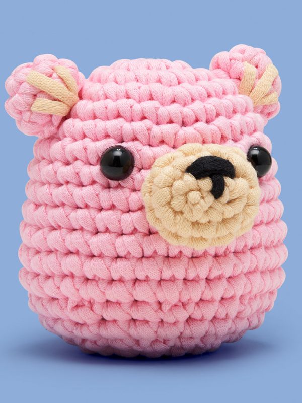 Walter the Bear Pink Crochet Kit