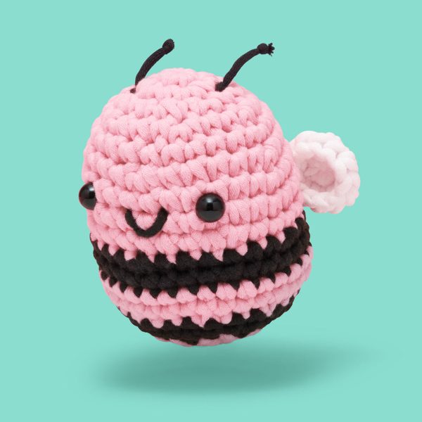 11BE-PK-CorneliusTheBee-FW-GT3-WEB.jpg Cornelius the Bee Pink Crochet Kit