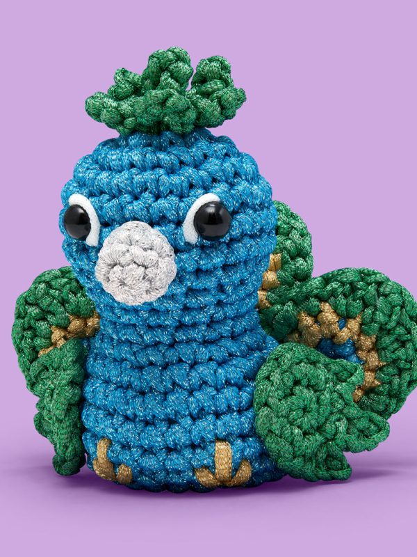 Reginald the Peacock Crochet Kit